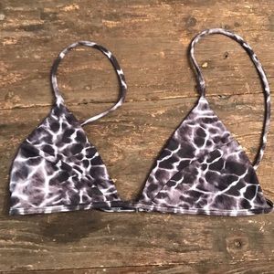 Issa Del Mar Marble bikini top